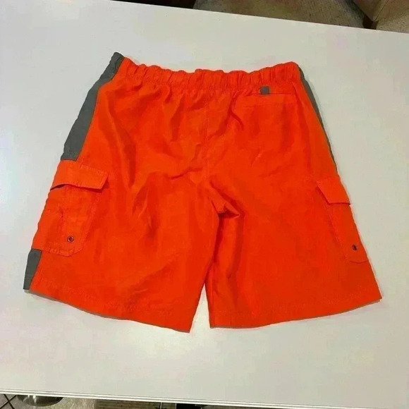 O’Rageous Orange and Gray Swim Trunks Size XL - Picture 3 of 3